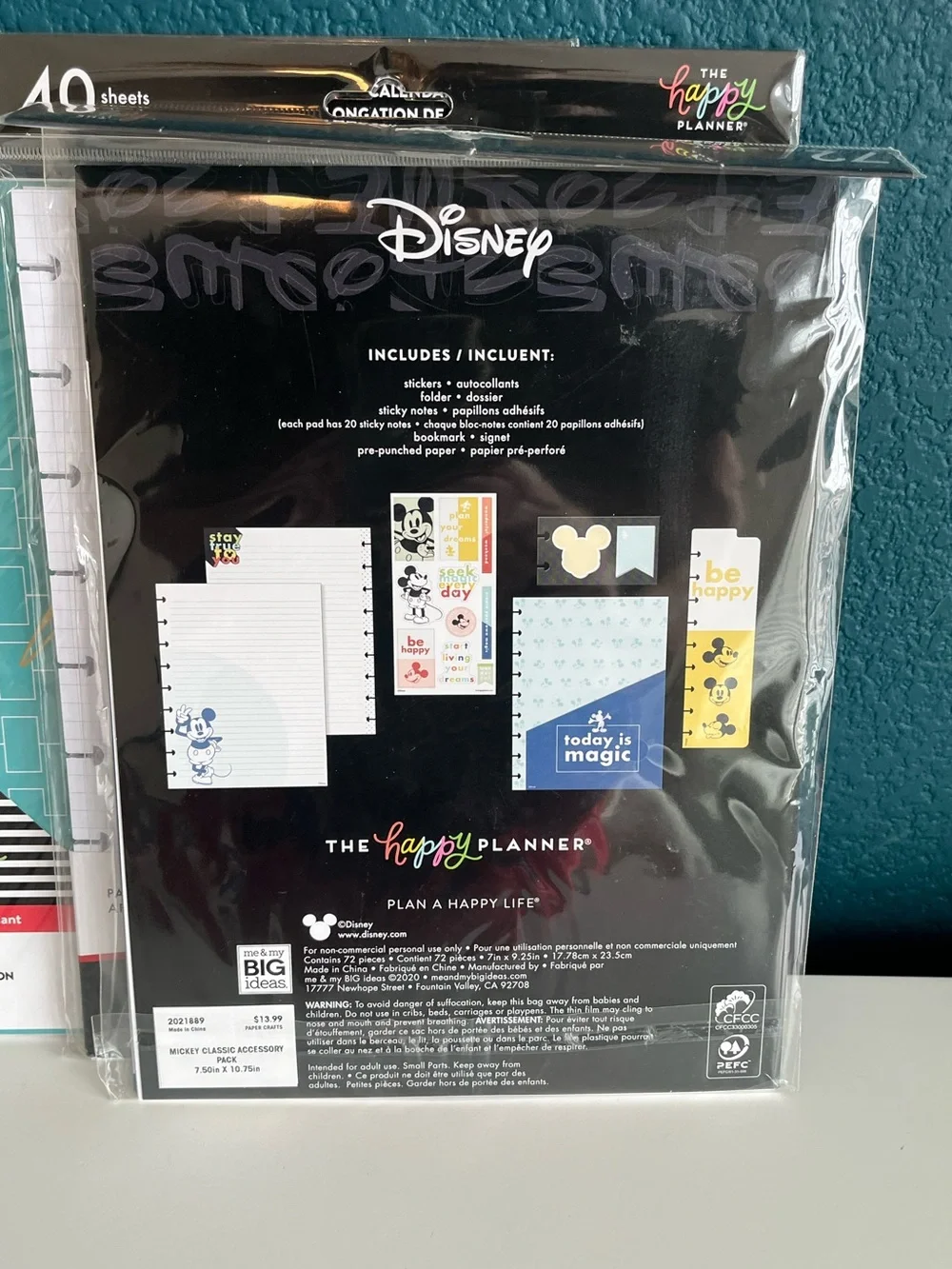 The Happy Planner Disney Mickey Mouse 6 Month Undated Extension